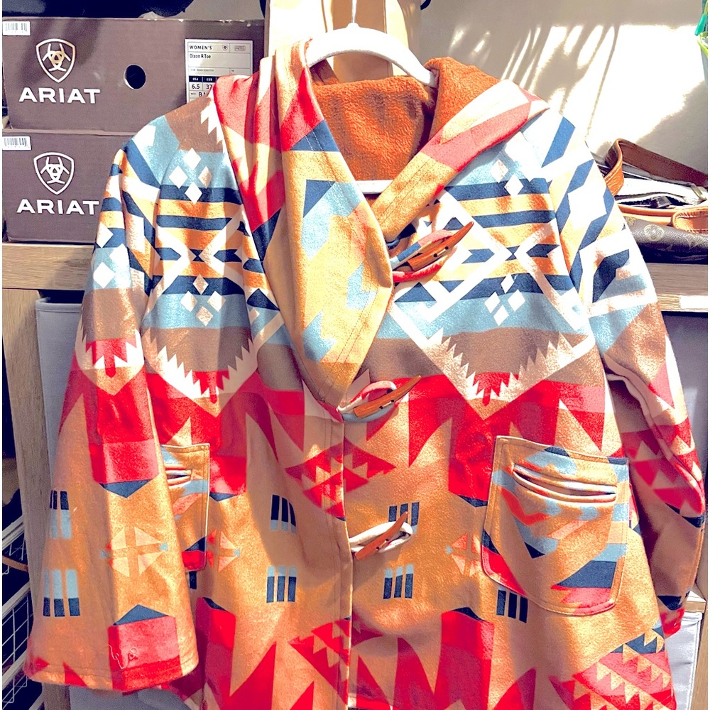 Aztec print jacket